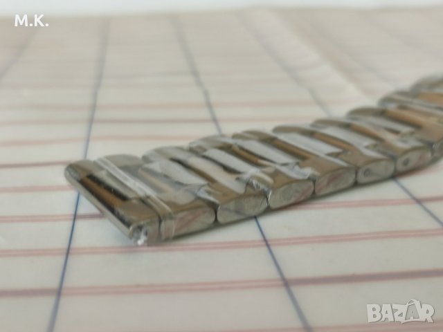  Масивна верижка   за часовник от неръждаема стомана  -  22мм, снимка 6 - Каишки за часовници - 32736793