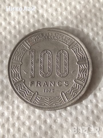 100 франка 1975 г . Камерун, снимка 1 - Нумизматика и бонистика - 44139928