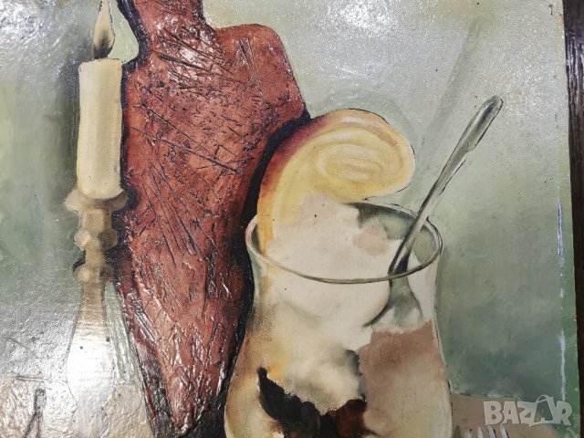 Стара Маслена Картина , снимка 4 - Антикварни и старинни предмети - 43025292