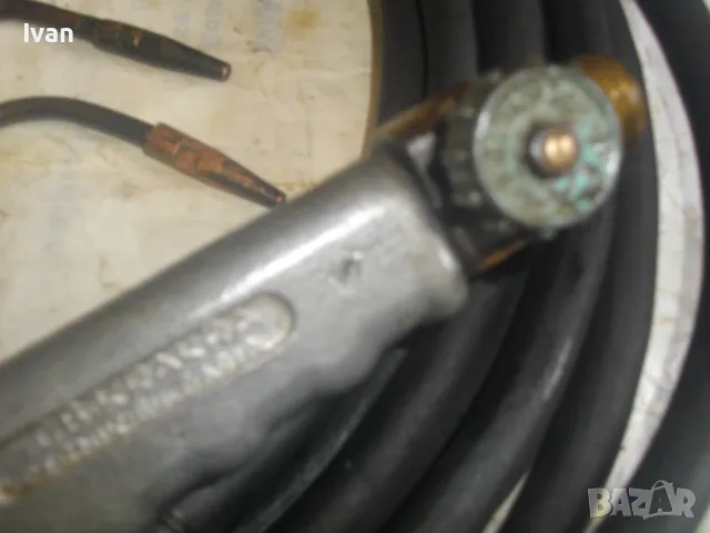 КРАКРА Българска ОКСИЖЕННА ГОРЕЛКА ЗА ГАЗО-ПЛАМЪЧНО РЯЗАНЕ ЗАВАРЯВАНЕ с 10 метра български маркучи , снимка 9 - Други инструменти - 47547835