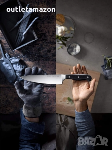 Нож за готвач WMF Spitzenklasse Plus,, снимка 5 - Прибори за хранене, готвене и сервиране - 52838050