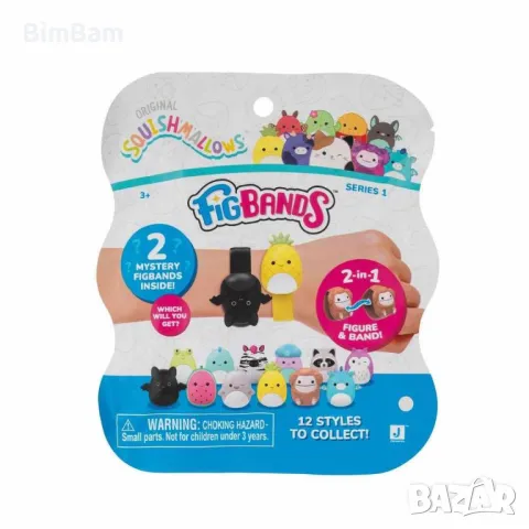 Squishmallows FigBands Series 1 Blind Bag 2-in-1- изненада