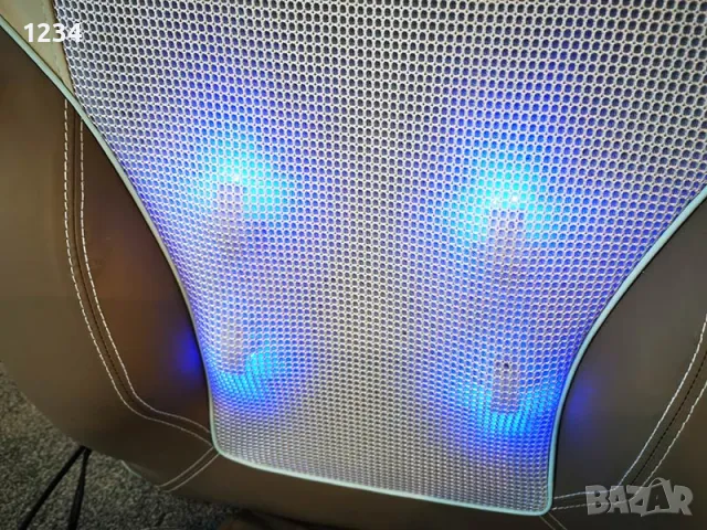 като НОВА HoMedics масажираща седалка за Шиацу масаж с подгрев. Масажор SBM-1010GB, снимка 4 - Масажори - 50418811