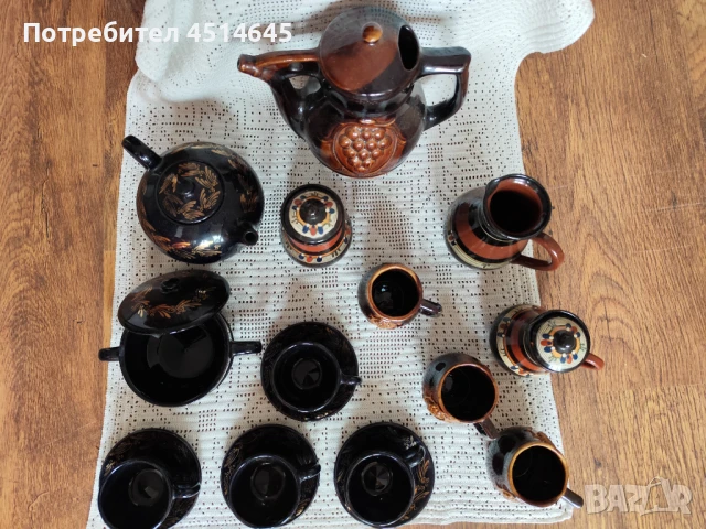Сервизи за кафе и вино ретро стил , снимка 4 - Сервизи - 51165540