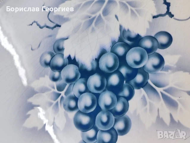 Стар порцеланов поднос , снимка 7 - Антикварни и старинни предмети - 51193273