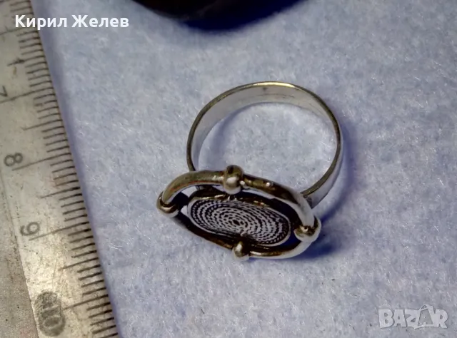 ФЕШЪН АРТ ДИЗАЙН СРЕБЪРЕН ПРЪСТЕН РОДИРАНО СРЕБРО 925 АЖУРНА БИЖУТЕРСКА ИЗРАБОТКА 43791, снимка 6 - Пръстени - 50136209