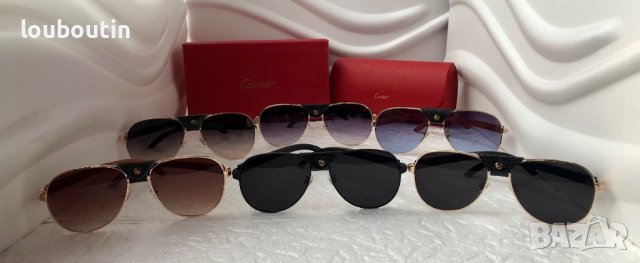 Cartier 2022 висок клас мъжки слънчеви очила унисекс, снимка 9 - Слънчеви и диоптрични очила - 37375466