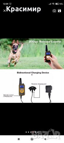 Електронен нашийник  за обучение на две кучета, снимка 3 - За кучета - 33281284