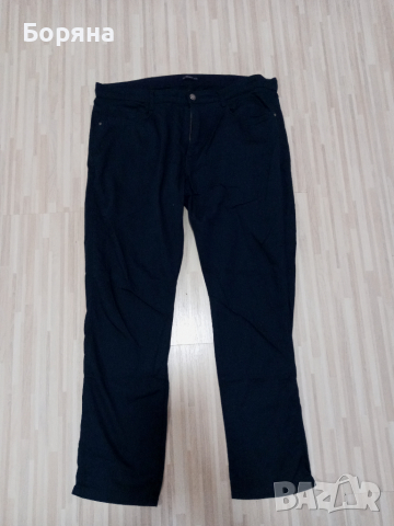 Мъжки спортни панталон-графитен и тъмно син, размер L, снимка 2 - Панталони - 36409860