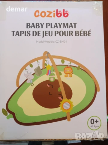 Бебешка постелка за фитнес и активност, 6 подвижни играчки, снимка 8 - Други - 50536804