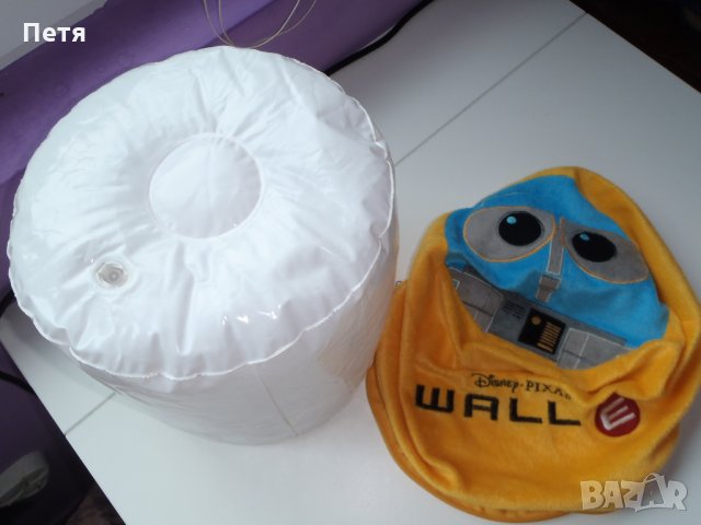 Надуваема плюшена табуретка Wall-e Disney Pixar / Надуваема табуретка Walle, снимка 8 - Други - 29012071