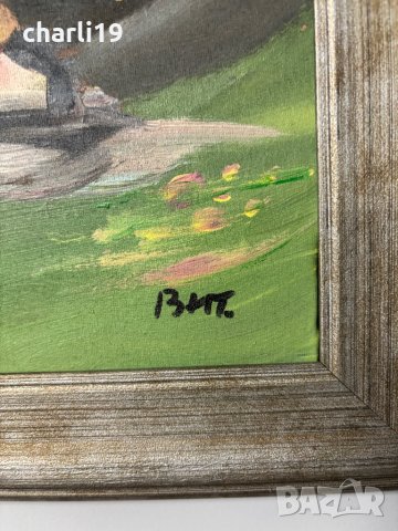 Рамкирана картина Г. Витанов, снимка 5 - Картини - 43641872