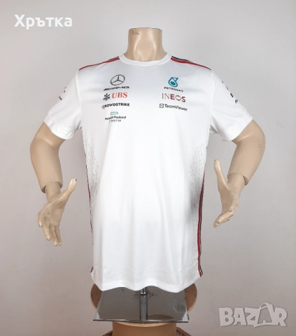 Mercedes AMG F1 Team - Оригинална мъжка тениска размер L, снимка 4 - Тениски - 52939168