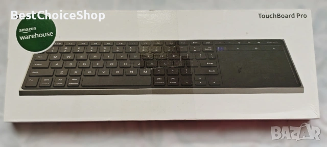 Безжична клавиатура, Bluetooth с тъчпад, съвместима с Windows, MacOS, iOS и Android, QWERTY - черна, снимка 2 - Клавиатури и мишки - 53200933