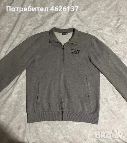 Emporio armani блуза с цип, снимка 2 - Блузи - 52600840