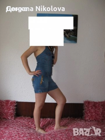 Дънкен гащеризон, снимка 8 - Гащеризони - 52047798