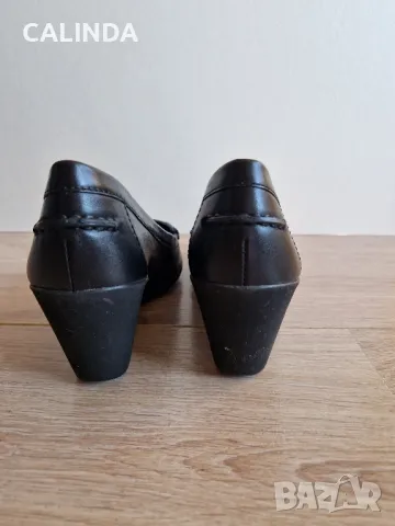 Geox нови черни мокасини от естествена кожа номер 39, снимка 7 - Дамски ежедневни обувки - 47960774