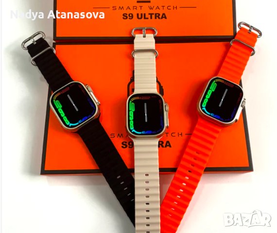 Смарт часовник Smartwatch S9 Ultra, снимка 6 - Смарт часовници - 43134283