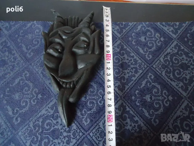 дърворезба дявол, снимка 2 - Декорация за дома - 48663711