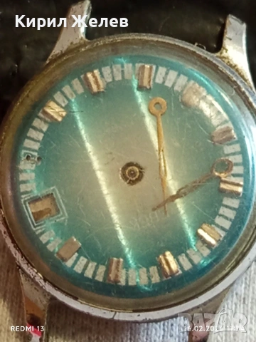 Стар механичен часовник СССР мъжки рядък за КОЛЕКЦИЯ 51895, снимка 3 - Антикварни и старинни предмети - 53492970