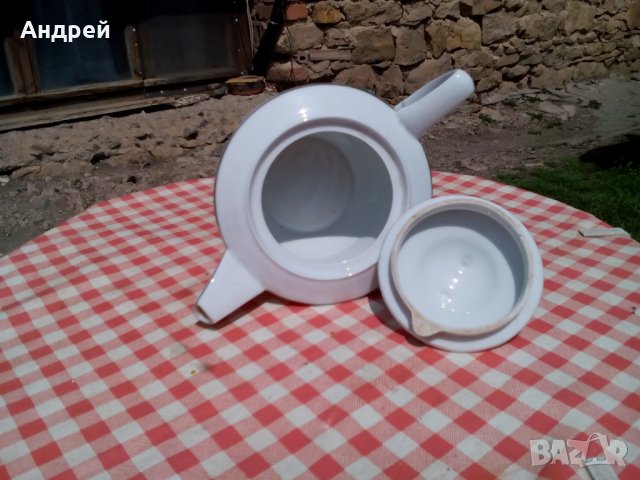 Порцеланов чайник #2, снимка 5 - Антикварни и старинни предмети - 28607792