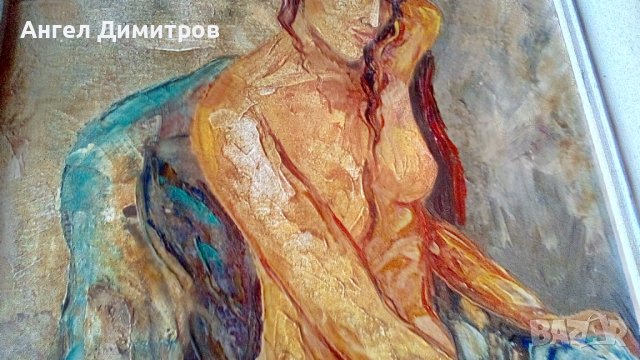 Маслена картина платно подписана, снимка 11 - Картини - 36648682