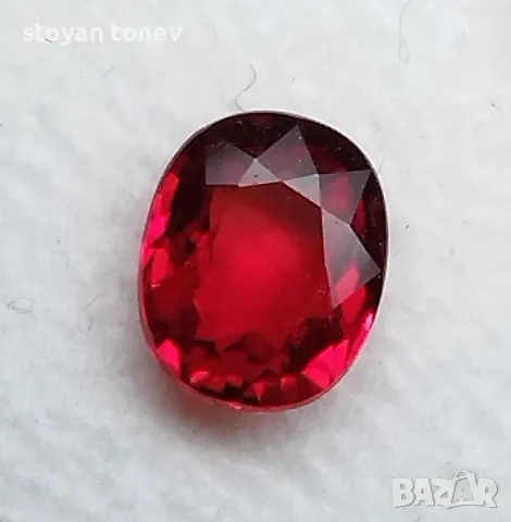Невероятен блестящ червен сапфир - 1.11кт.! Сертифициран! Нов!, снимка 10 - Други - 48059351