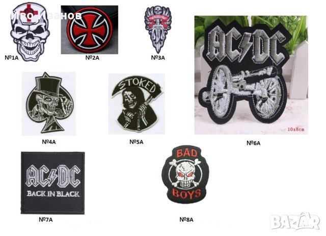  Нашивки Skulls