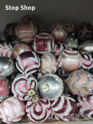 Стъклени коледни топки Christmas , снимка 1 - Декорация за дома - 42992293