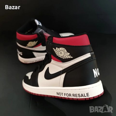 Нови Оригинални Обувки Nike Air Jordan 1 High Retro Мъжки Дамски Унисекс Размер 43 Номер 27.5см , снимка 3 - Кецове - 39652888