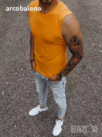 Мъжка тениска без ръкави, 4цвята , снимка 12 - Тениски - 49351069
