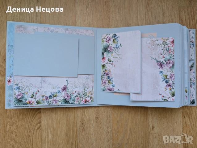 Ръчно изработен семеен албум за снимки, подарък за жена, подарък за Осми март, снимка 4 - Подаръци за жени - 53429236