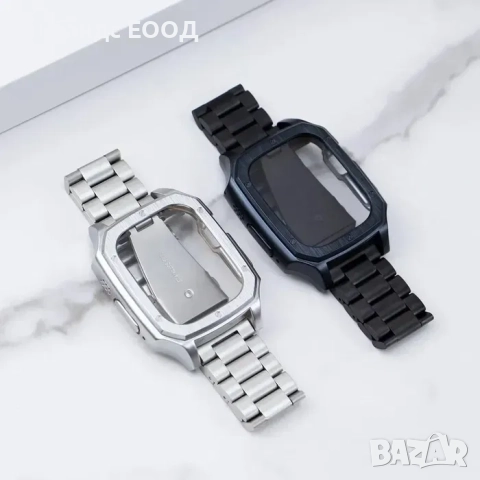 Stainless steel калъфче с каишка за Apple Watch ULTRA/SE/9/8/7/6/5/4