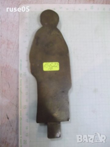 Фигура стара от бронз на светец - 156,22 гр., снимка 5 - Други ценни предмети - 28273955