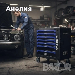 Професионална количка с инструменти 258 части – пълен набор за автосервизи и майстори