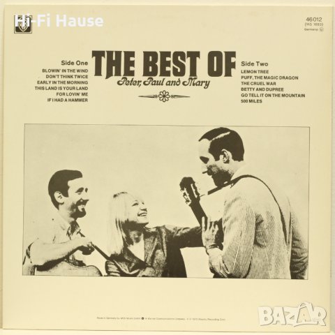 The Best Of Peter, Paul And Mary, снимка 2 - Грамофонни плочи - 39007105