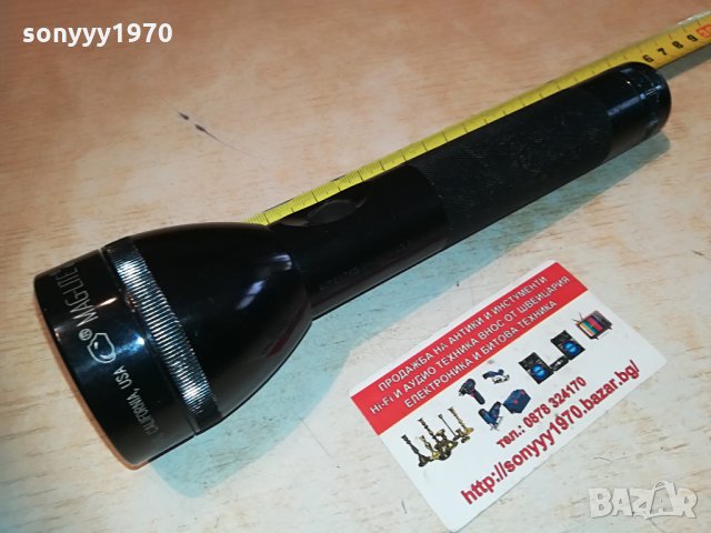mag-lite made in usa 22см-метален прожектор 2904211923, снимка 5 - Екипировка - 32722058