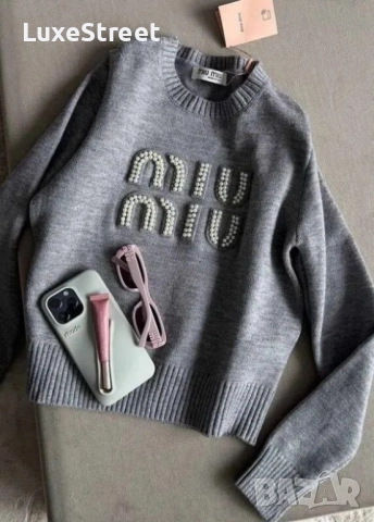 Дамски Пуловери 🤍 MIU MIU 