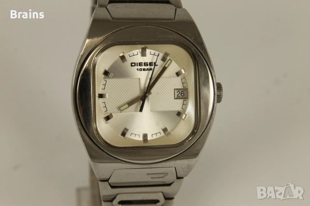 DIESEL Only The Brave Мъжки Стоманен Кварцов Часовник, снимка 4 - Мъжки - 51745499