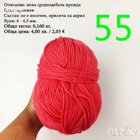 Евтини прежди в малки количества - нови и остатъци, снимка 5 - Други - 52029822