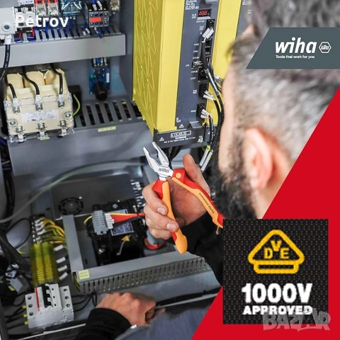 WIHA - Z01009 180 - Industrial Electric - VDE 1000V - MADE IN GERMANY - ЧИСТО НОВИ 180 mm Клещи !!! , снимка 4 - Клещи - 52298830