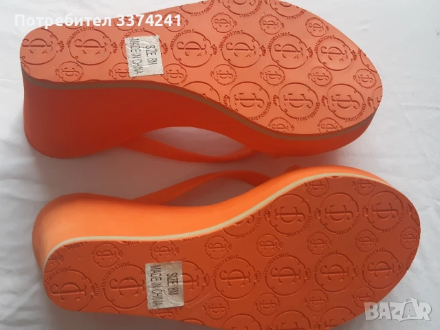Дамски чехли Juicy Couture 38, снимка 4 - Маратонки - 51196245