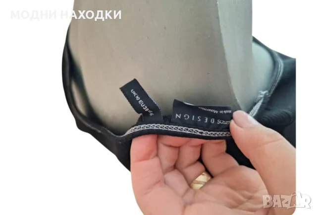 Черна,Рипсена,Рокля, снимка 4 - Рокли - 50094650