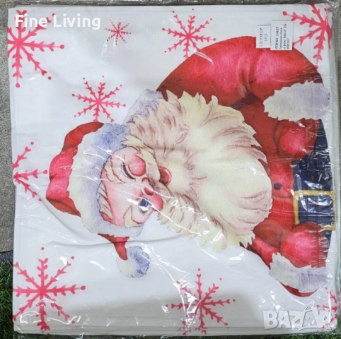 Коледни декоративни калъфки за възглавници – 7 уникални празнични дизайна, 45×45 см - 6бр в комплект, снимка 10 - Декорация за дома - 52073587