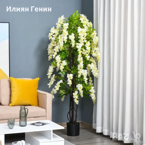 Outsunny Изкуствена Глициния , снимка 9 - Изкуствени цветя - 51815550