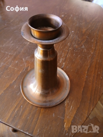 свещник от медна ламарина, снимка 3 - Декорация за дома - 52256051