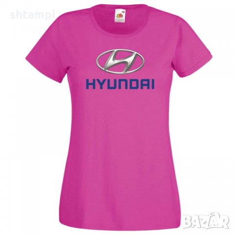 Дамска тениска HYUNDAI, снимка 1 - Тениски - 32839636