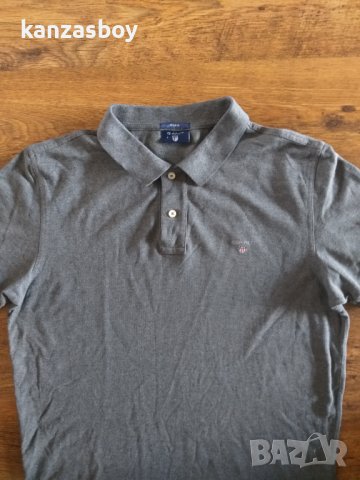 gant polo shirt - страхотна мъжка тениска Л размер , снимка 8 - Тениски - 40486486