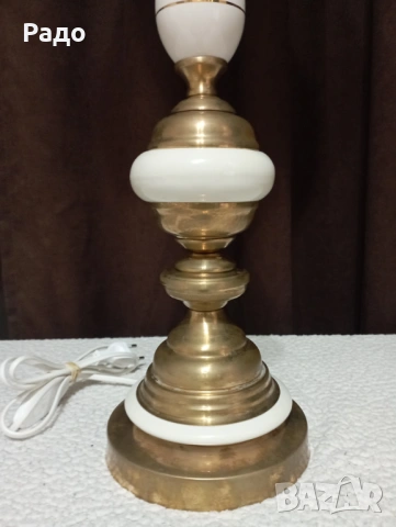 Комплект от две много големи порцеланови лампи - лампа, снимка 3 - Антикварни и старинни предмети - 52511839