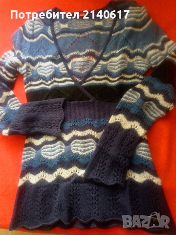 Ажурен пуловер s.Oliver,N:M/L, снимка 3 - Блузи с дълъг ръкав и пуловери - 39791907